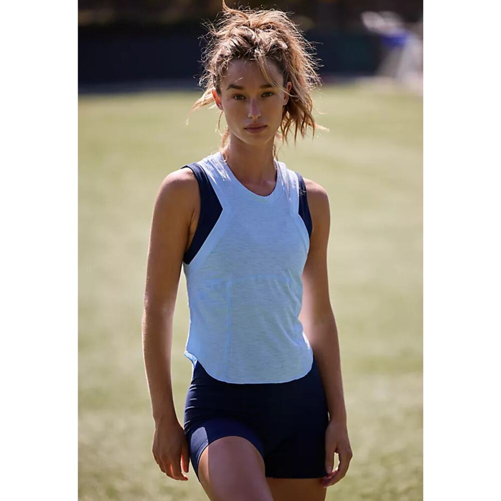 NWT Free People Movement Tempo Silver Linings Tank